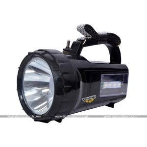 Diamond 5 Watt LED Rechargeable Torch【2 KM Range】